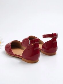 Fashionable High Heel Leather Shoes For Girls, Comfortable And Pretty Shoes For Dance Party And Outdoor Activities - Red - View 5