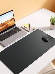 JMMO PU Leather Mouse Pad,Double Side Desk Computer Mouse Pad For Mouse Office Home (800x400mm) - Black - View 2