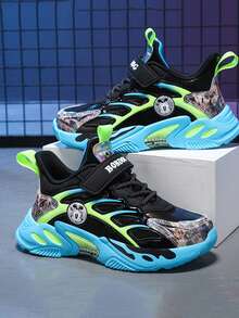 Kids' Comfortable, Fashionable, Slip-Proof And Waterproof Sports Shoes - Multicolor - View 3