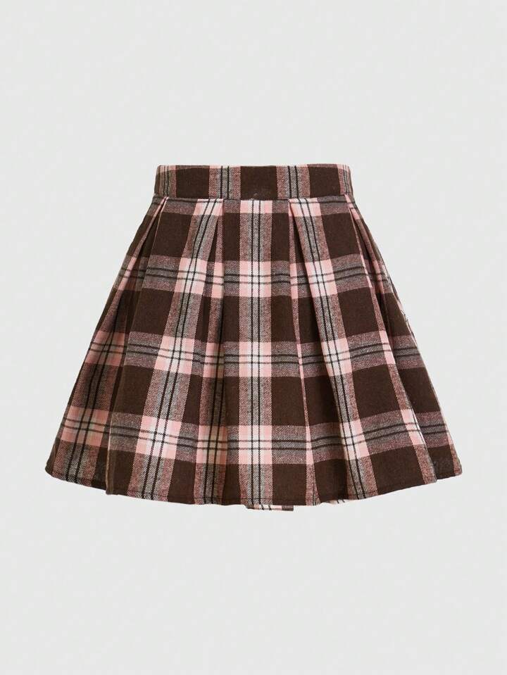 Kawaii Women's Plaid Skirt