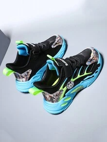 Kids' Comfortable, Fashionable, Slip-Proof And Waterproof Sports Shoes - Multicolor - View 2