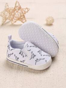 Spring & Autumn Style Anti-Slip Soft Sole Walking Shoes With Hook And Loop Buckle For 0-1 Year Old Infant