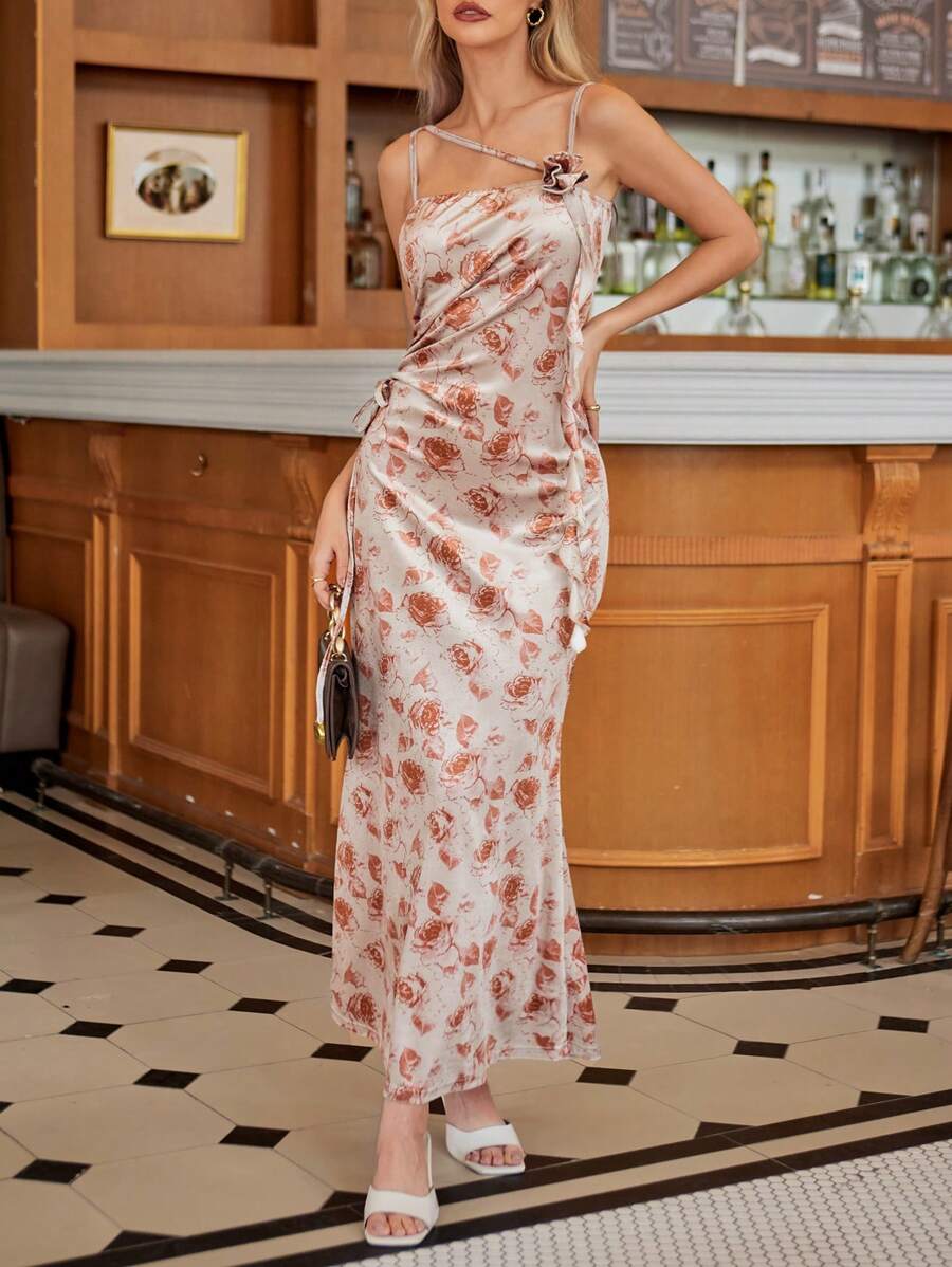 GENKIRA 女士無袖花卉印花洋裝 - 彩色 - 查看 1