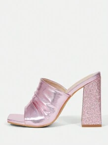 Women's High Heel Sandals - Hot Pink - View 1