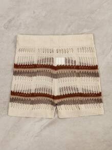 SHEIN Swim Bragas De Encubrimiento Para Mujer Con Cordón Y Bloque De Color - Multicolor - Ver 5