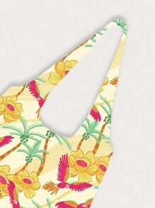 Dany Xavier Printed Pattern Canvas Bag - Multicolor - View 2