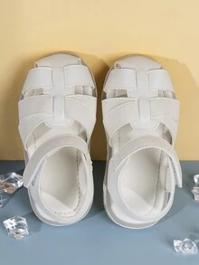 嬰兒平底涼鞋 - 白色 - 查看 3