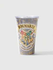 Harry Potter | ROMWE Vaso Con Boquilla Con Impresión De Animales Y Letras - transparente - Ver 2