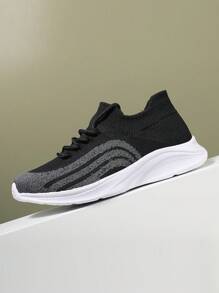 透氣少年運動風襪鞋,拼接設計,青少年鞋款 - 彩色 - 查看 1