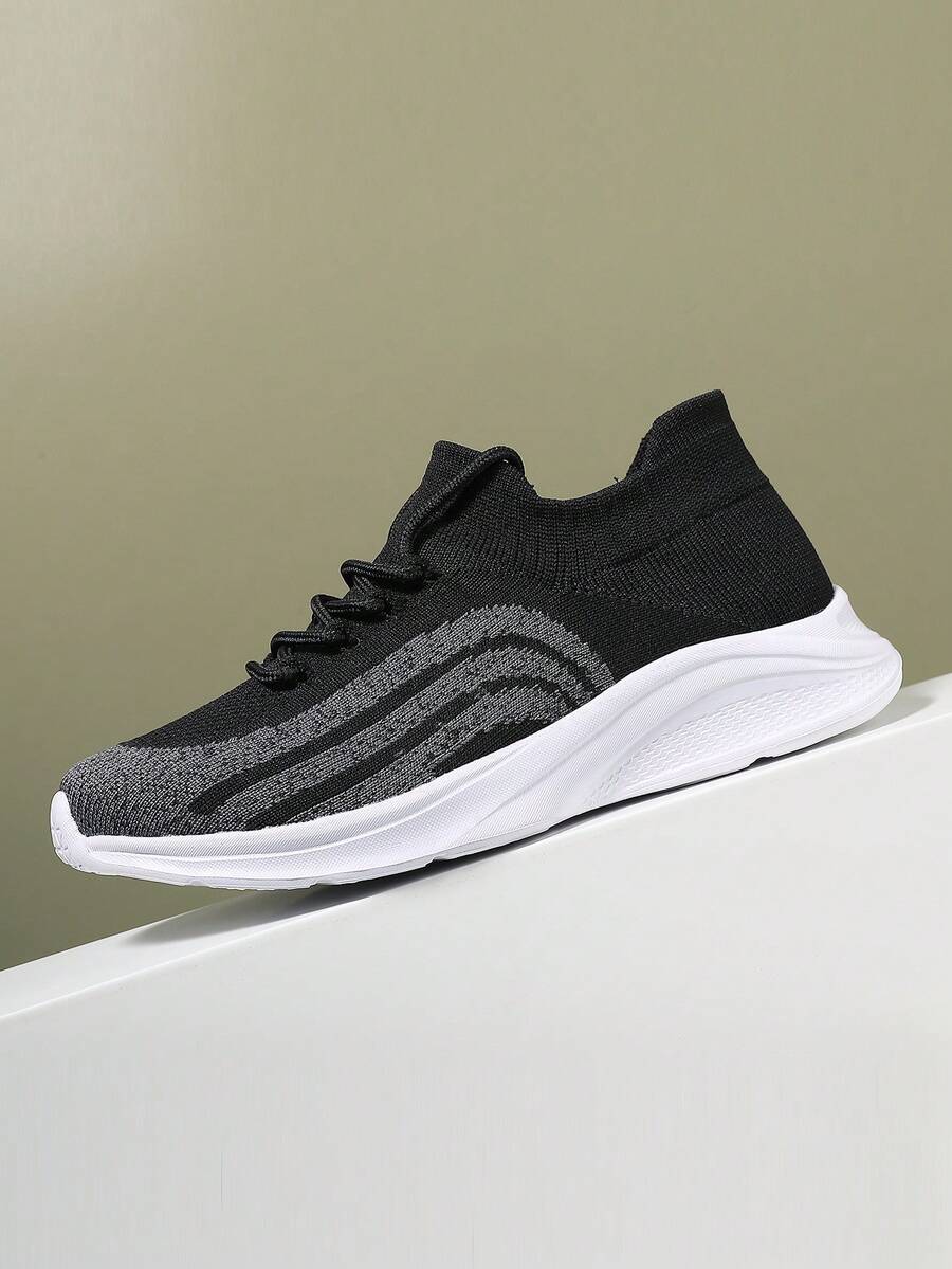 透氣少年運動風襪鞋,拼接設計,青少年鞋款 - 彩色 - 查看 1