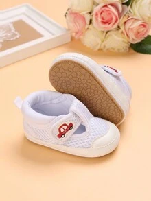 嬰兒/幼兒白色平底鞋 - 白色 - 查看 2