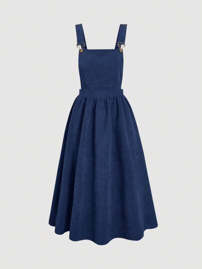 SHEIN MOD 女士鬆緊綁帶茄克裙