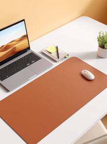 JMMO PU Leather Mouse Pad,Double Side Desk Computer Mouse Pad For Mouse Office Home (900 X 400 Mm) - Brown - View 2