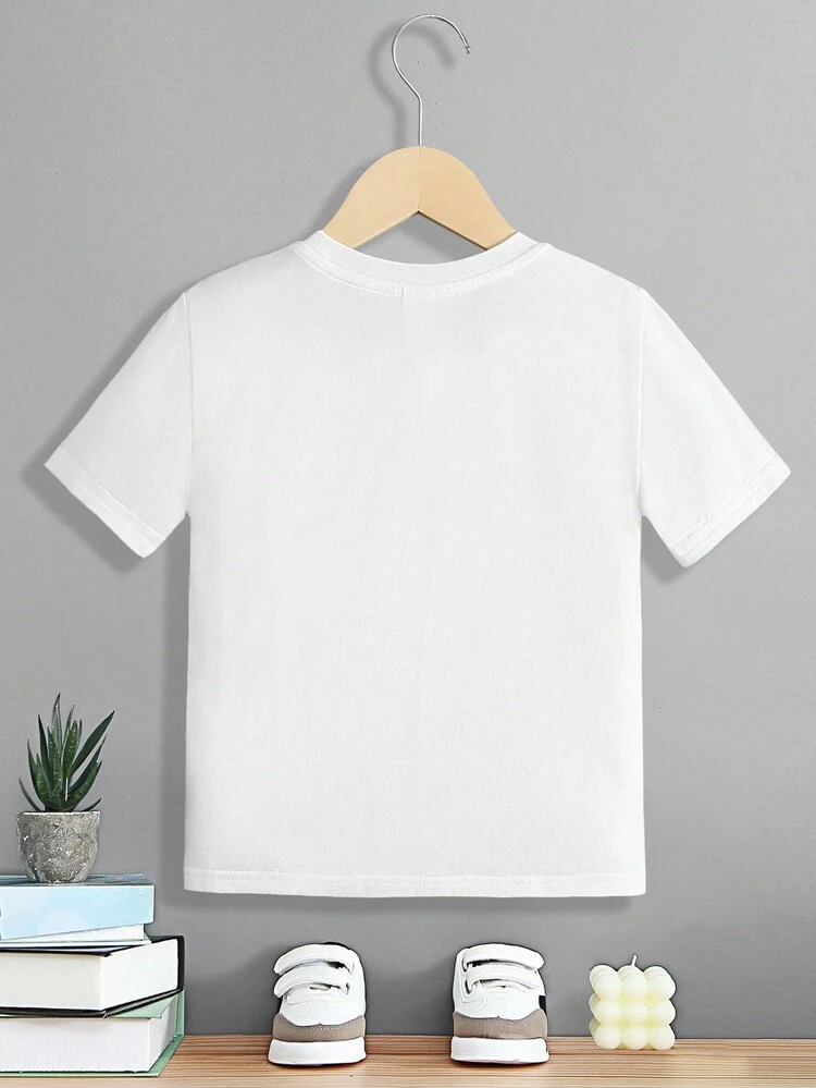 Boys' Lovely And Comfortable Cartoon Animal Pattern Short Sleeve T-Shirt