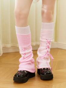 ROMWE Kawaii 1 đôi Của phụ nữ Trắng Và Màu hồng Hình trái tim Coa dây Máy làm ấm chân Đối với Tất cả các mùa - Nhiều màu - Xem 3