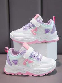 Kids' Soft Sole Pink Casual Sport Shoes - Pink - View 2