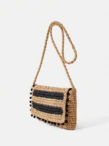 SHEIN MOD Damski Modny Kolorowe bloki Torba typu Crossbody