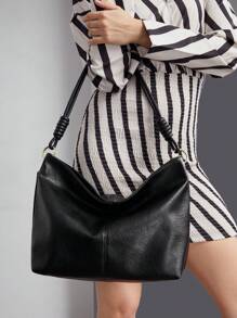 BizChic Elegant Women's Black Versatile Shoulder Bag,For Work - Black - View 9