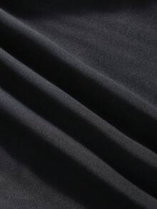 Men's Portrait Printed Sweatshirt - Black - View 8