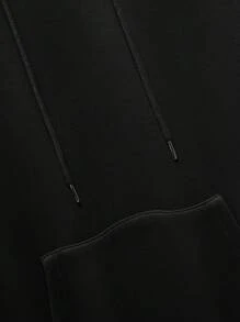 男士袋鼠口袋長袖彩色連帽衫 - 彩色 - 查看 4