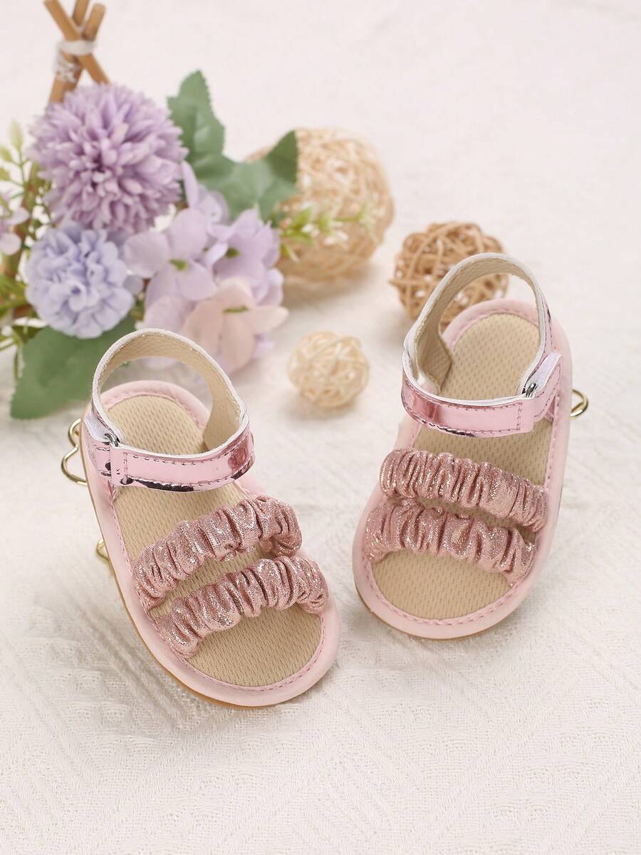 New Summer Style Cute Soft Sole Sandals And First Walkers For 0-1 Year Old Infant - Pink - View 1