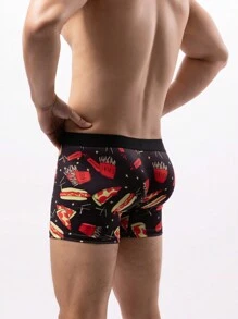 Men'S Printed Square Cut Boxer Briefs