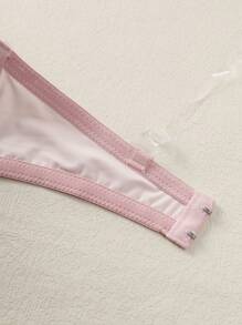 2pcs/Set Women's Strapless Bra With Underwire - Multicolor - View 5