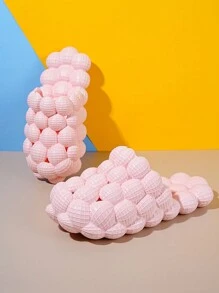 Children's Hollow Out Sandals, Foam Slippers, Home Slippers, Outdoor Comfortable Breathable Anti-Slip Eva Sandals - Pink - View 1