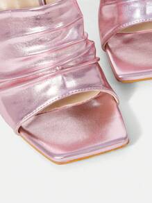 Women's High Heel Sandals - Hot Pink - View 5