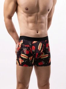Men'S Printed Square Cut Boxer Briefs