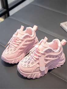 Children's New Spring Fashion Comfortable Casual Sports Shoes - Pink - View 1