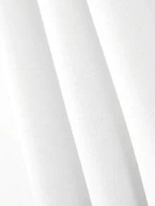 男士汽車和字母印花下垂肩連帽衫 - 白色 - 查看 8