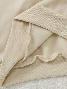 Tween 女孩相機和花卉印花連帽運動衫和慢跑褲兩件套 - 杏色 - 查看 5