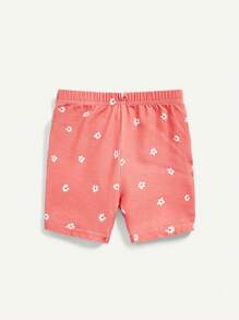 Cozy Pixies Bộ đồ ngủ 4 món in hoa cho bé gái - Áo tay ngắn & quần short - Hồng - Xem 14