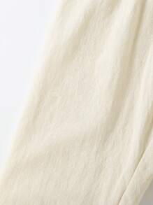 嬰兒男童可愛休閒運動褲,春夏米白色 - 彩色 - 查看 5