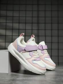 Children's Spring Autumn Girls' Fashionable All-Match Sneakers In Classic Color Scheme, Ideal For Everyday Wear And Various Occasions, School Students' Sports Shoes - Multicolor - View 5