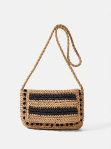 SHEIN MOD Damski Modny Kolorowe bloki Torba typu Crossbody