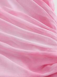 Aveloria Rosie Ladies' Tie-Dye Texture Pleated Round Neck Long Sleeve T-Shirt Fall Cloth For Women - Multicolor - View 4