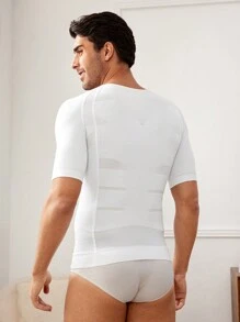 男士純色運動緊身衣