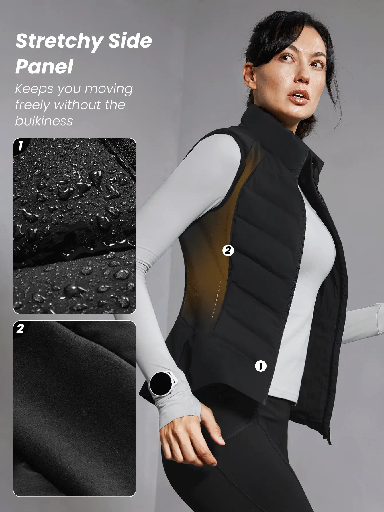 GLOWMODE InsuGuard Make A Move Water-Resistant Slimfit Tank - Black - View 7