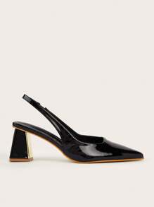 2025 年秋冬优雅时尚黑色高跟凉鞋，尖头、水钻蝴蝶结、踝带和粗跟，非常适合婚礼、派对、度假或休闲穿着，优雅，女士高跟鞋