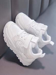 兒童白色柔軟底休閒運動鞋 - 白色 - 查看 3