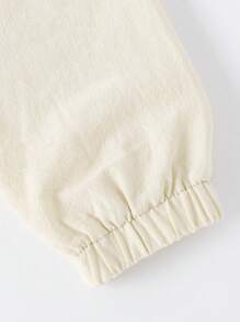 嬰兒男童可愛休閒運動褲,春夏米白色 - 彩色 - 查看 6