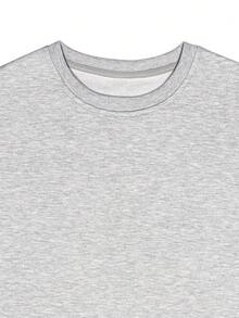 Men's 2024 Happy New Year Printed Short Sleeve T-Shirt - Grey - View 5