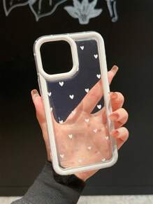 Maryam Alam Artist Girlcore Translucent Phone Case With Hearts, Holiday, Love Valentine's Day
