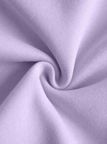 INAWLY 女士卡通鸭子印花圆领卫衣，长袖套头衫秋季卫衣 - 紫丁香色 - 查看 5