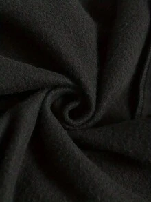 SHEIN LUNE Plus Size Butterfly Printed Drawstring Waist Sweatpants - Black - View 3