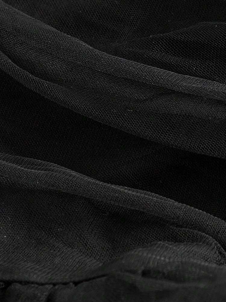 Women's Belted Sheer Cami Dress