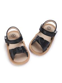 新品夏季婴儿凉鞋和拖鞋 - 黑色 - 查看 5