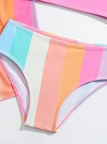 SHEIN Ensemble Bikini 3 Pièces Pour Jeune Fille Avec Séparation